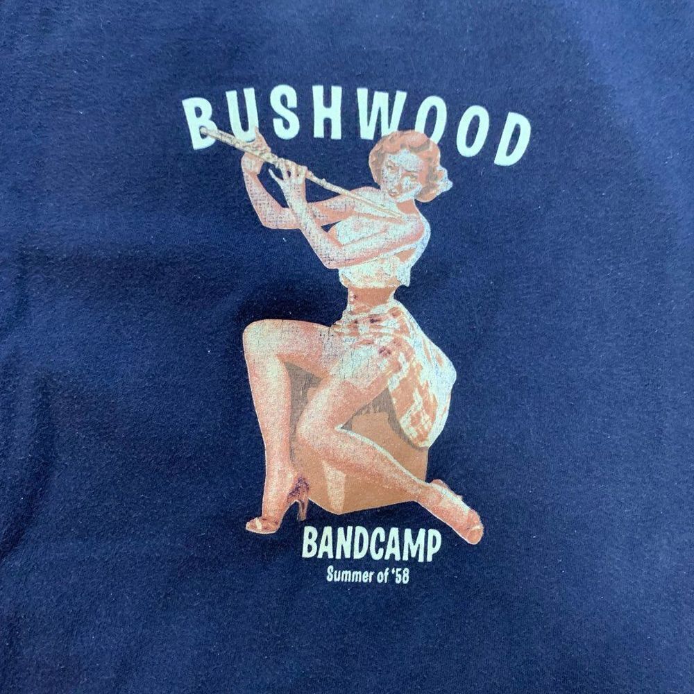 Bushwood Bandcamp Retro Graphic T-Shirt VTG 90s GUESS (See Full Description)‎ - Picture 2 of 2